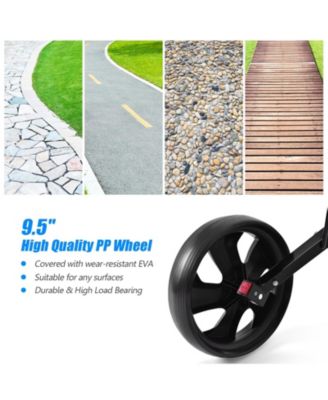 Folding 2 Wheels Push Pull Golf Cart Trolley with Scoreboard