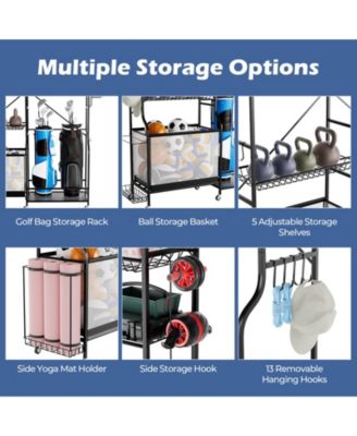 Sports Equipment Organizer for Garage