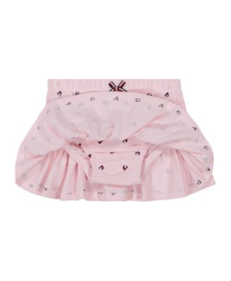 Baby Girl 2-Piece Sleeveless Pique Polo and Bloomer Shorts Set