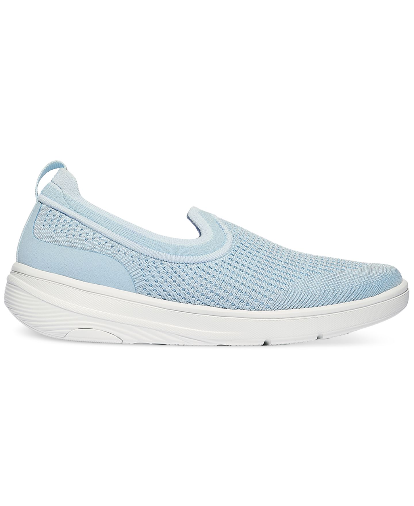 Женские кроссовки FitFlop Super-Q Knit Slip-On, цвет: Небесно-голубой — фото 2