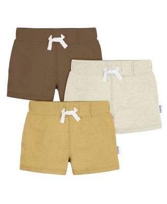 Baby Boys Knit Shorts, 3-Pack