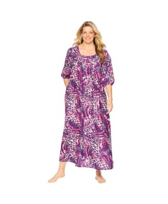 Plus Size Only Necessities Print Lounger