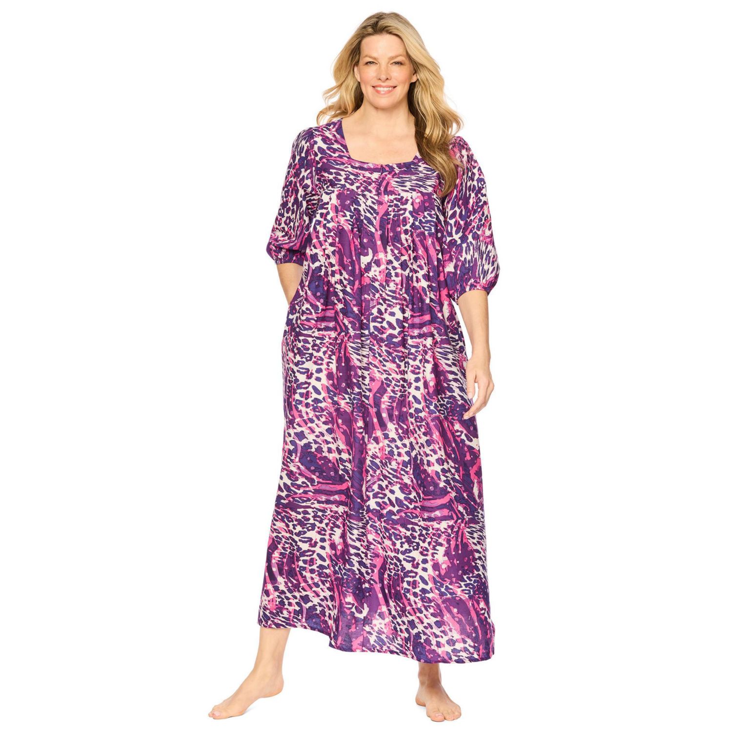 Plus Size Only Necessities Print Lounger