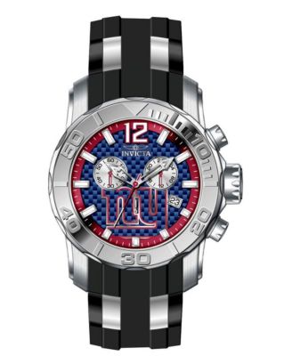 Men's 48006 NFL New York Giants Quartz Chronograph Blue Dial Watch
