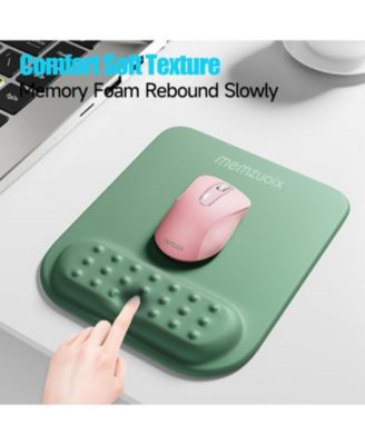 Ergonomic Mouse Pad with Wrist Rest Support,Premium Memory Foam Cushioning for Pain Relief, Non-Slip PU Base for Stable Smooth Control - Perfect for Laptop, Computer, and Home Office