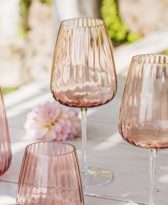 Francesca Blush Wine Glass
