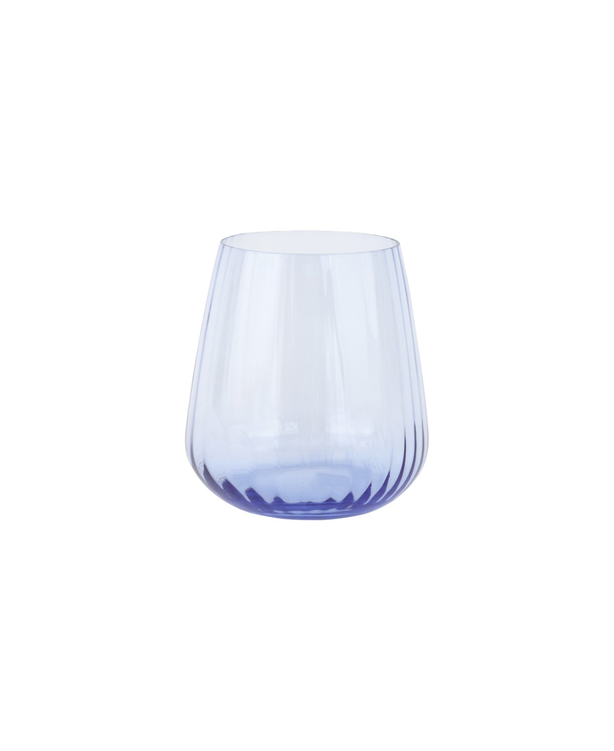 Vietri Francesca Double Old Fashioned Glass In Blue