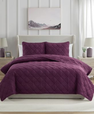 Lucy Pinsonic Diamond 3-Pc. Quilt Set, King