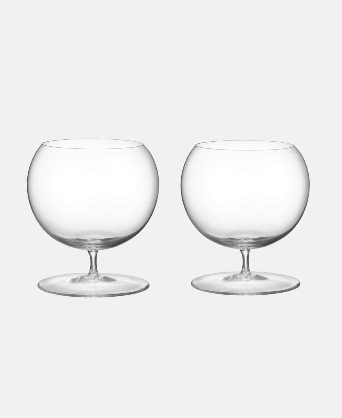 Orrefors Geometry 22.5 Oz. Cognac Glasses, Set Of 2 In Clear