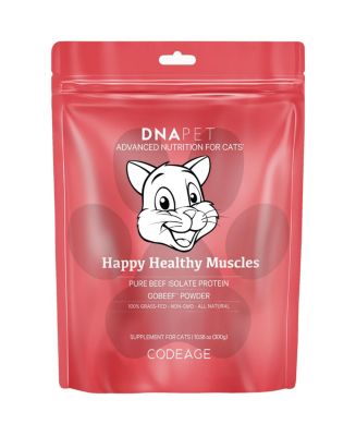 Happy Healthy Muscles Supplement for Cats - Grass-Fed Beef Protein ...