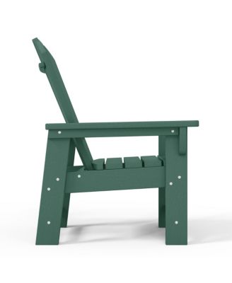 Kids Outdoor Adirondack Plastic Patio Chair (Set of 4)