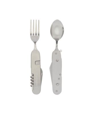 Folding Knife, Fork, Spoon Multi-Tool