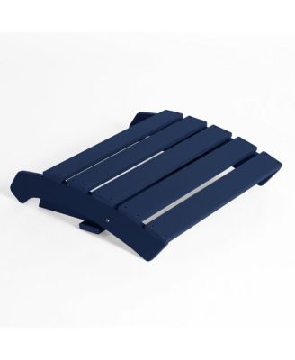 Outdoor Patio HDPE Adirondack Ottoman Footrest