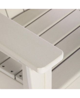 Kids 5-Piece HDPE Outdoor Patio Round Dining Table and Chairs Set