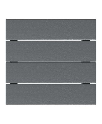 2-Piece Kids Outdoor HDPE Adirondack Chair With Square Side Table Set