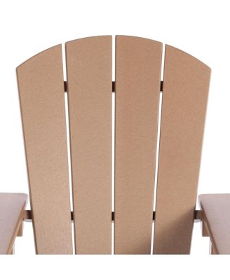 Kids 5-Piece HDPE Outdoor Square Patio Dining Table and Chairs Set