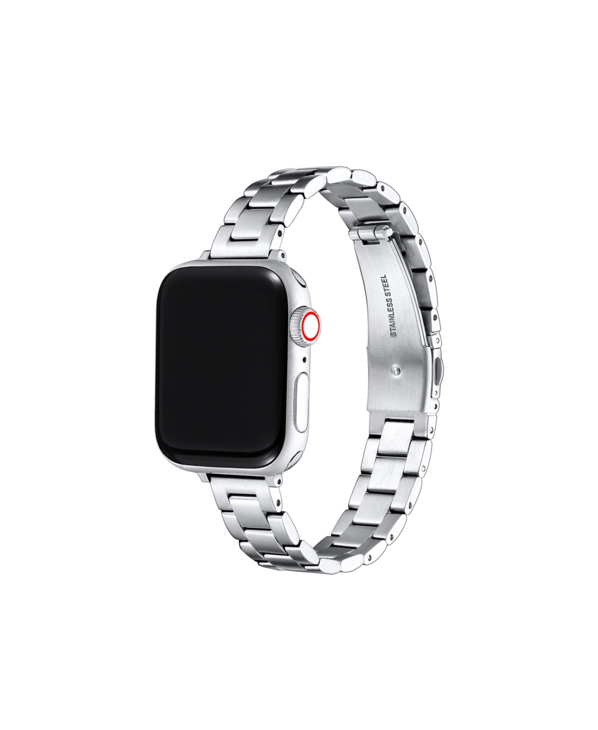 Posh Tech Sloan Skinny Stainless-steel Band For Apple Watch, Fits All Apple Watch Models In Silver