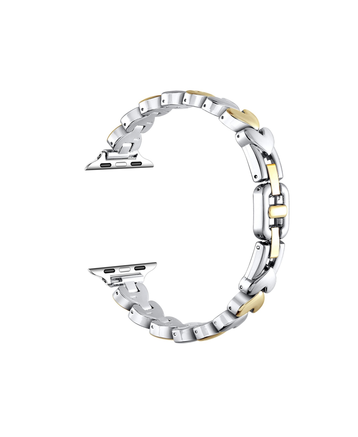 Posh Tech Archer Metal Band For Apple Watch, Fits All Apple Watch Models In Silver,gold