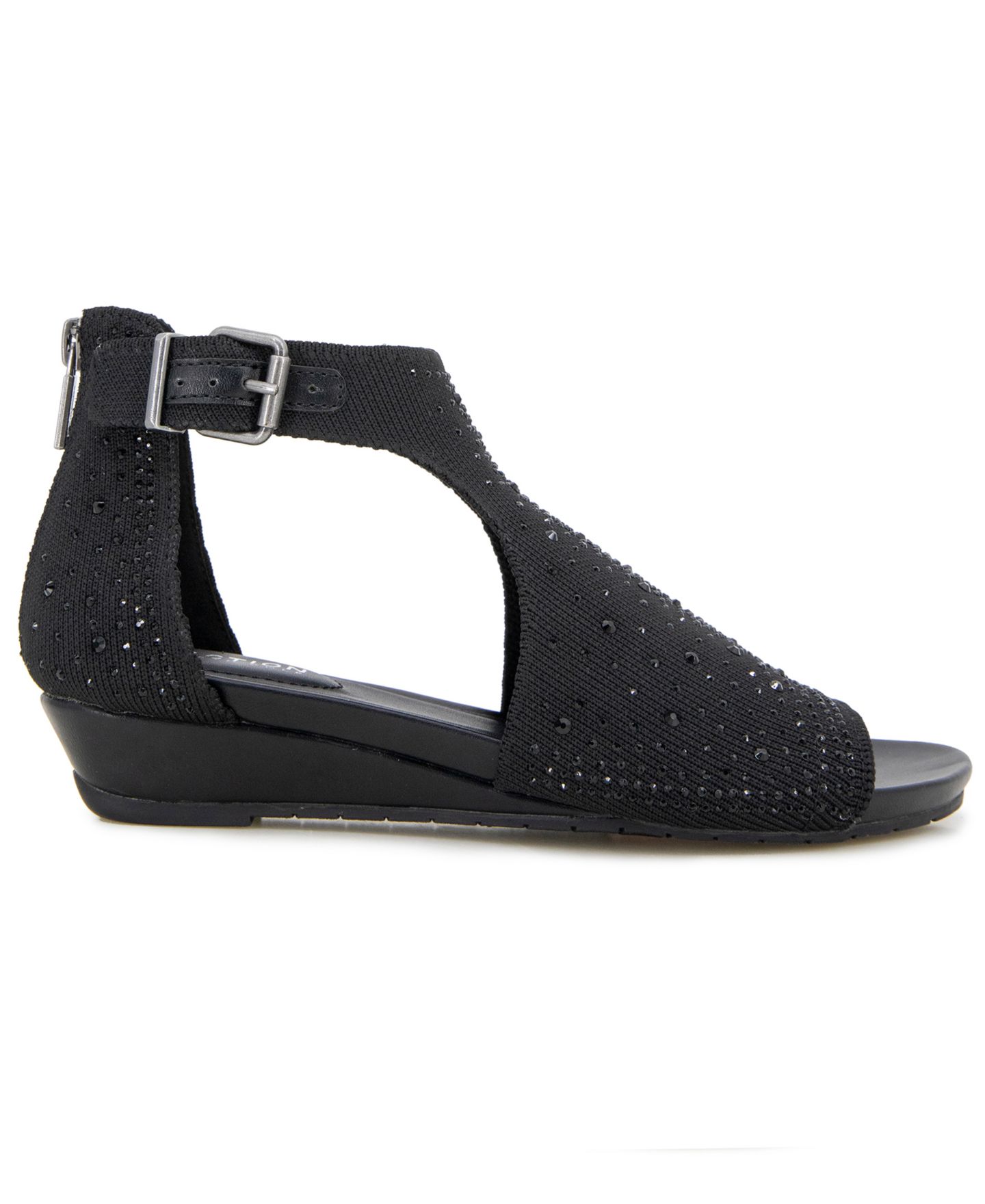 Женские сандалии Kenneth Cole Reaction Gail Stretch Wedge, цвет: Чёрный — фото 2