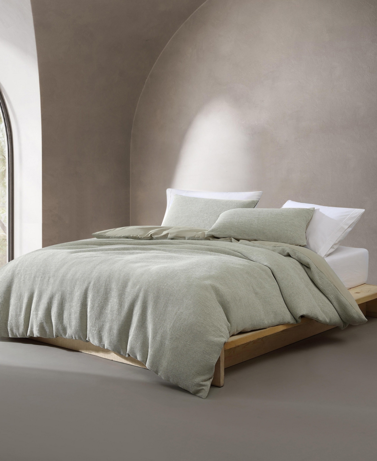Calvin Klein Microwaffle Melange 3-Pc. Comforter Set