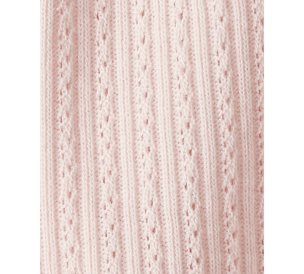 Carter's Little Planet By  Baby Girls Organic Cotton Pointelle Bodysuit Dress In Pink