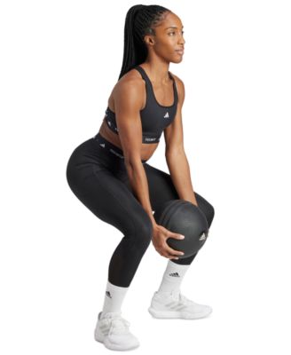 Women's Medium-Impact Logo-Band Sports Bra