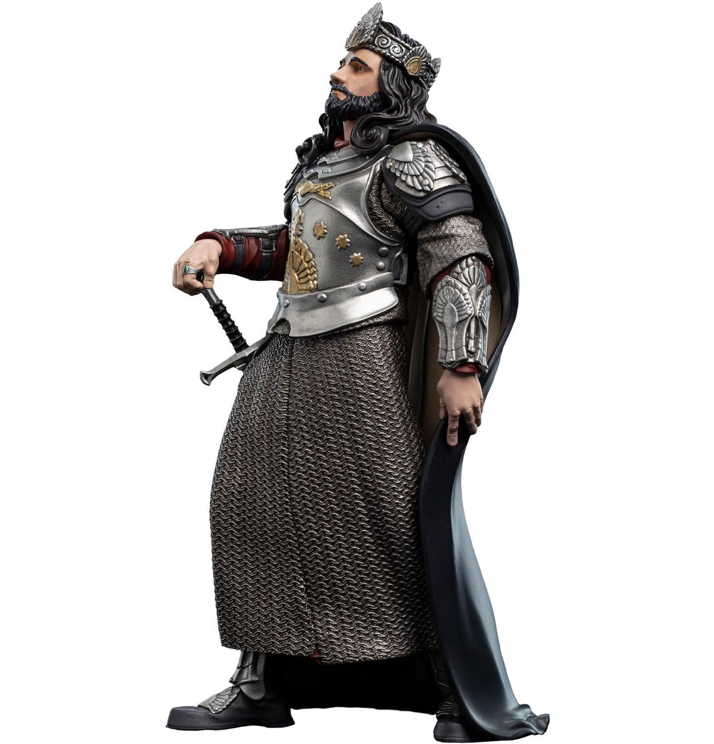 Детские фигурки WETA Workshop Mini Epics King Aragorn The Lord of the Rings Trilogy 5.6" Action Figure, 14 Years & Up — фото 2