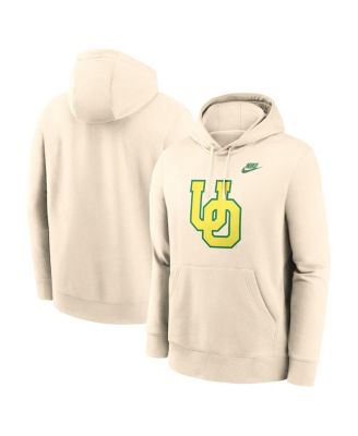 Nike - Men's Cream Oregon Ducks Vault Logo Pullover Hoodie
