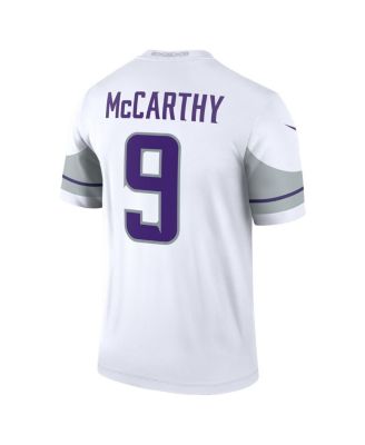 Men's J.J. McCarthy White Minnesota Vikings Alternate Legend Player Performance Top