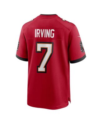 Men's Bucky Irving Red Tampa Bay Buccaneers Game Jersey