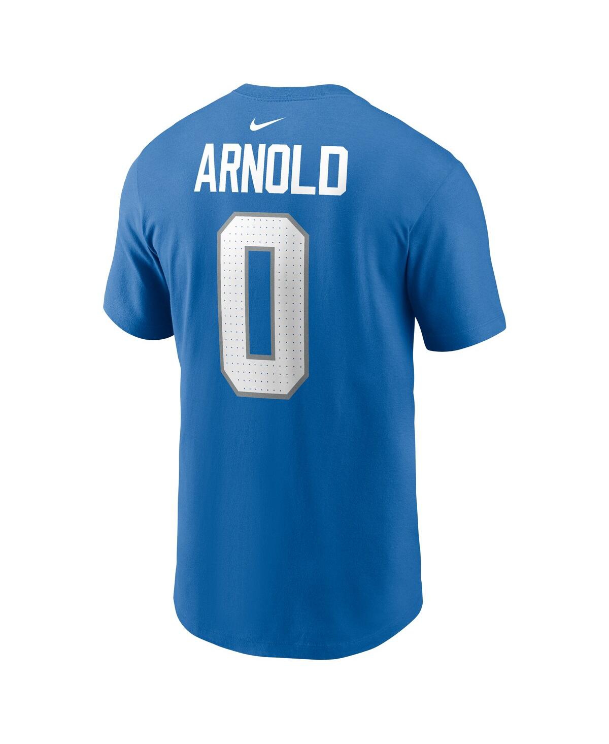 Nike Men's Terrion Arnold Blue Detroit Lions Name Number T-shirt In Blue