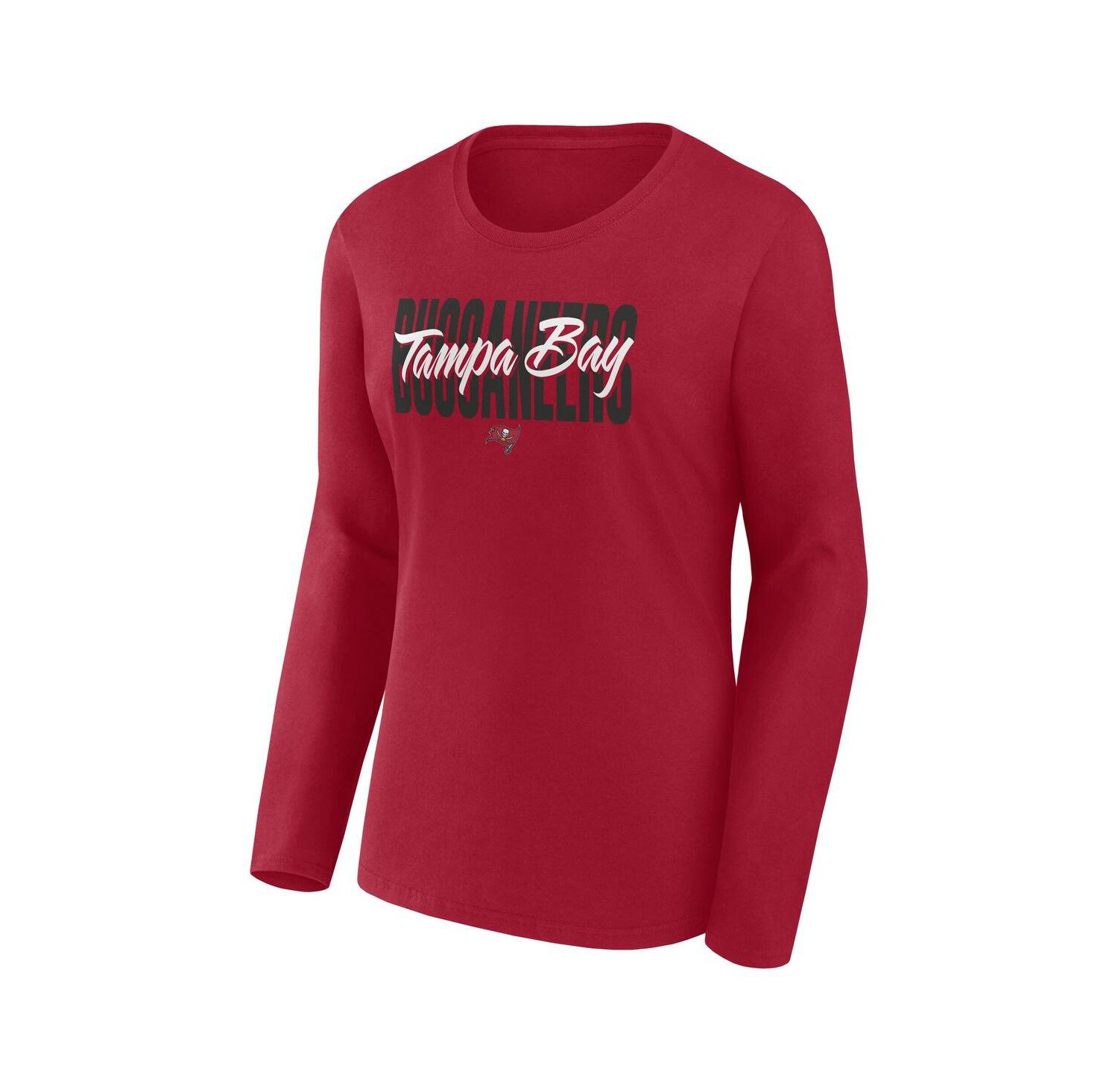 Women's Red Tampa Bay Buccaneers Grip Long Sleeve T-Shirt