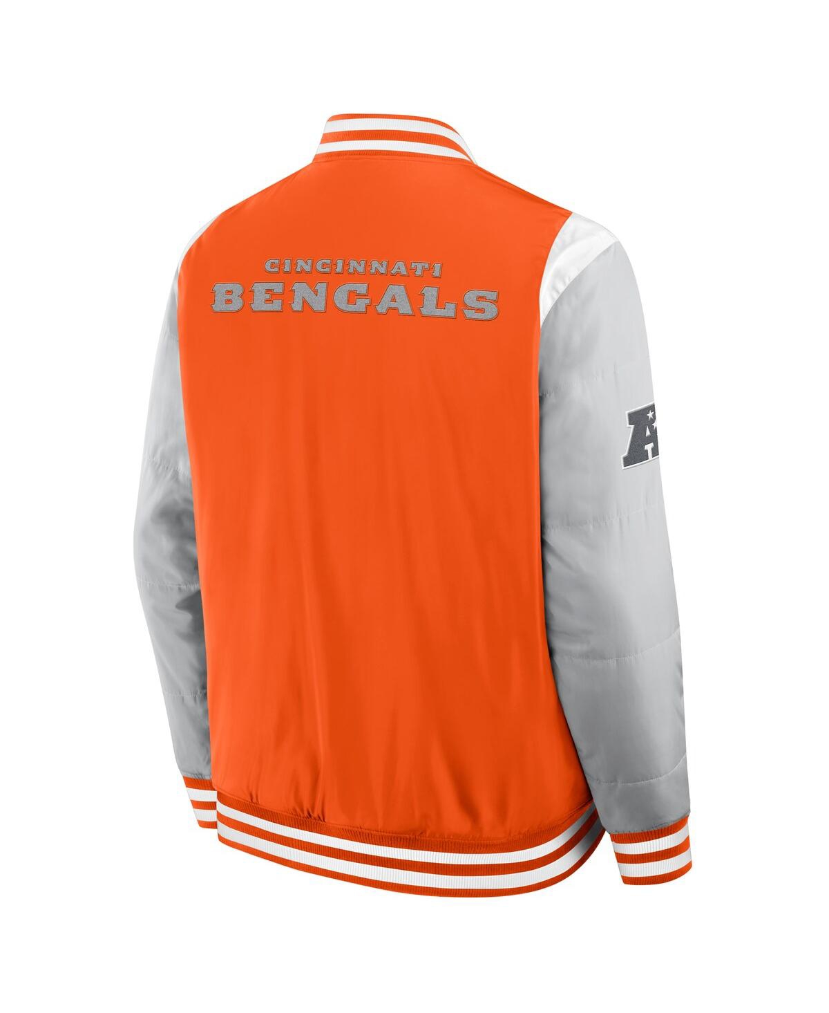 Fanatics Men's And Women's Orange Cincinnati Bengals Elements Elite Full-snap Jacket In Orange