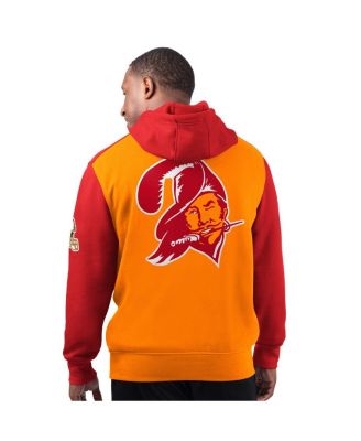 Men's Orange Tampa Bay Buccaneers Extreme Vintage Logo Pullover Hoodie