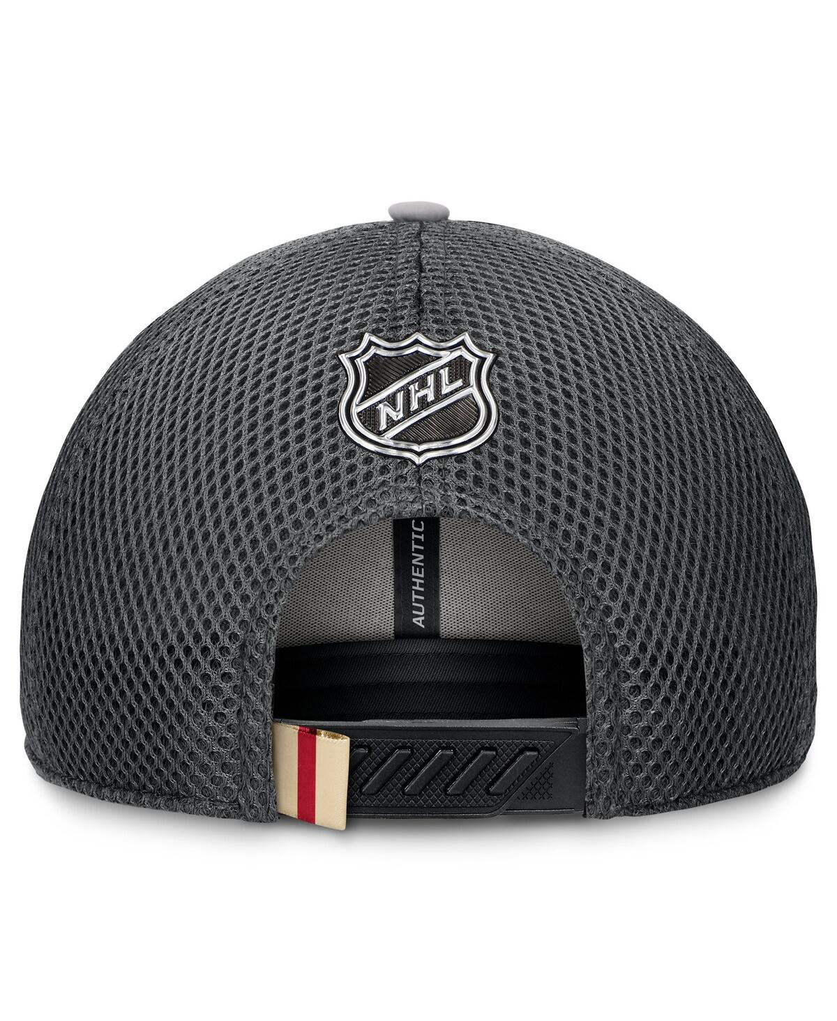 Fanatics Men's Gray Minnesota Wild Authentic Pro Home Ice Trucker Adjustable Hat In Gray