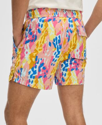 Men's Fashion Animal Regular-Fit Printed Swim Trunks, Exclusively at Macy's 