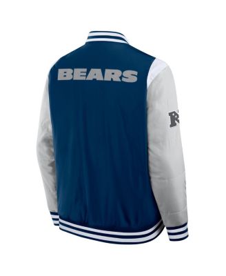 Men's and Women's Navy Chicago Bears Elements Elite Full-Snap Jacket