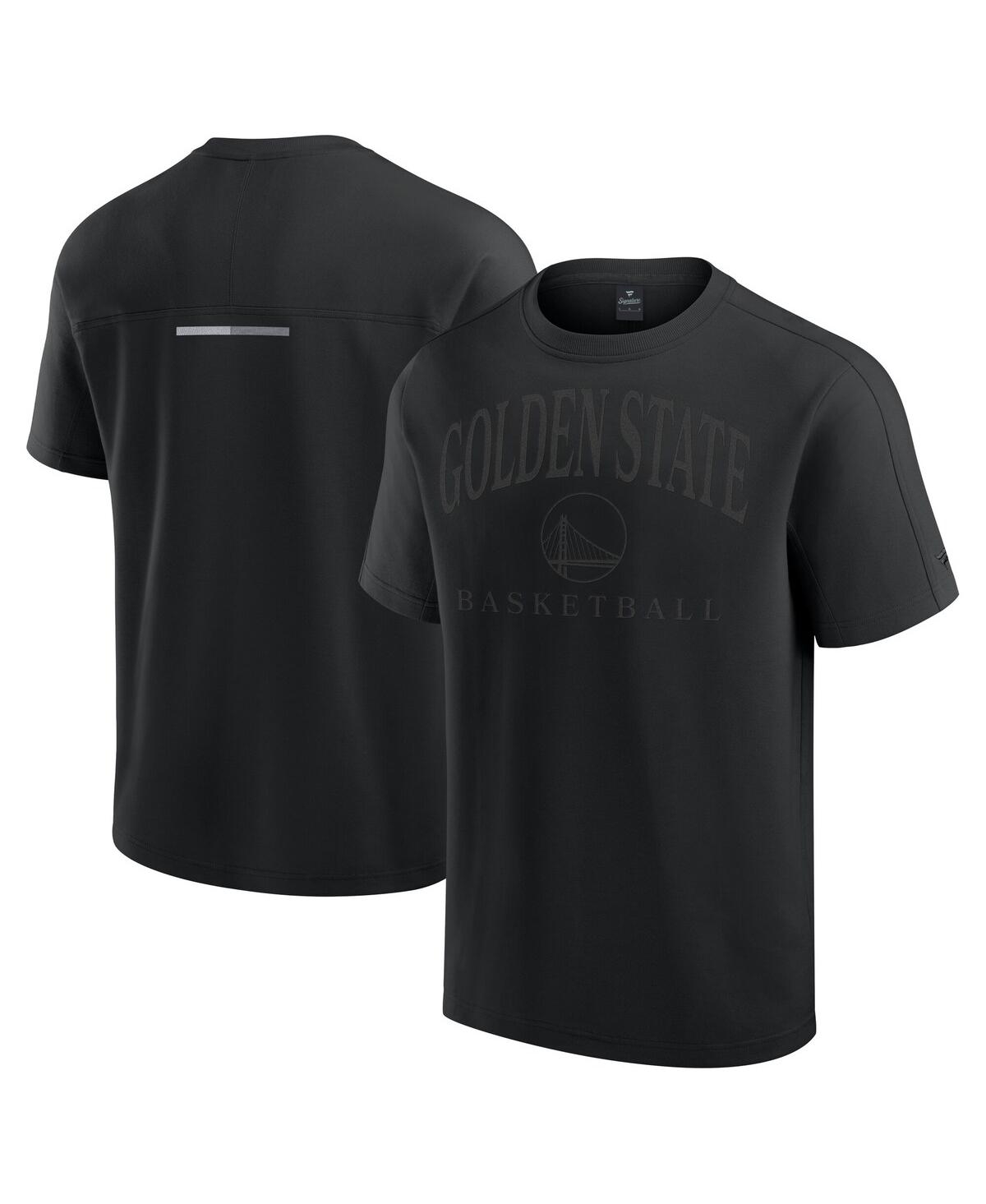 Fanatics Men's Black Golden State Warriors Flex Tri-blend T-shirt In Black