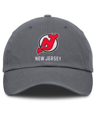 Men's Charcoal New Jersey Devils Washed Adjustable Hat