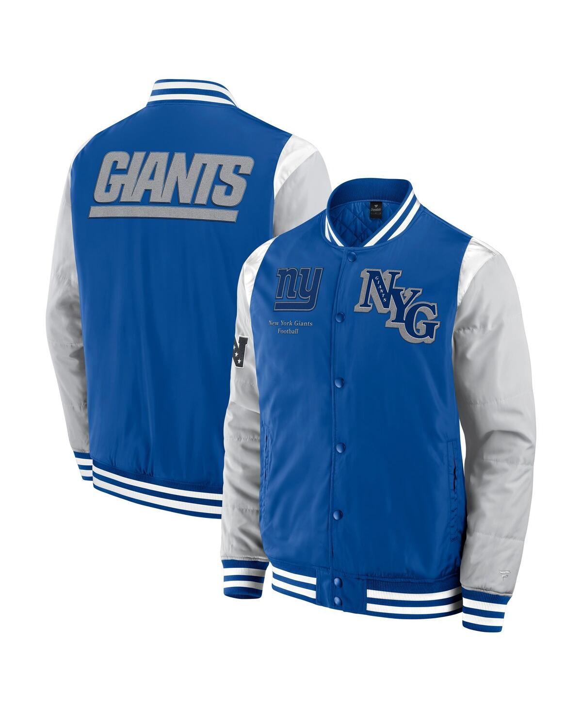 Fanatics Men's And Women's Royal New York Giants Elements Elite Full-snap Jacket In Royal