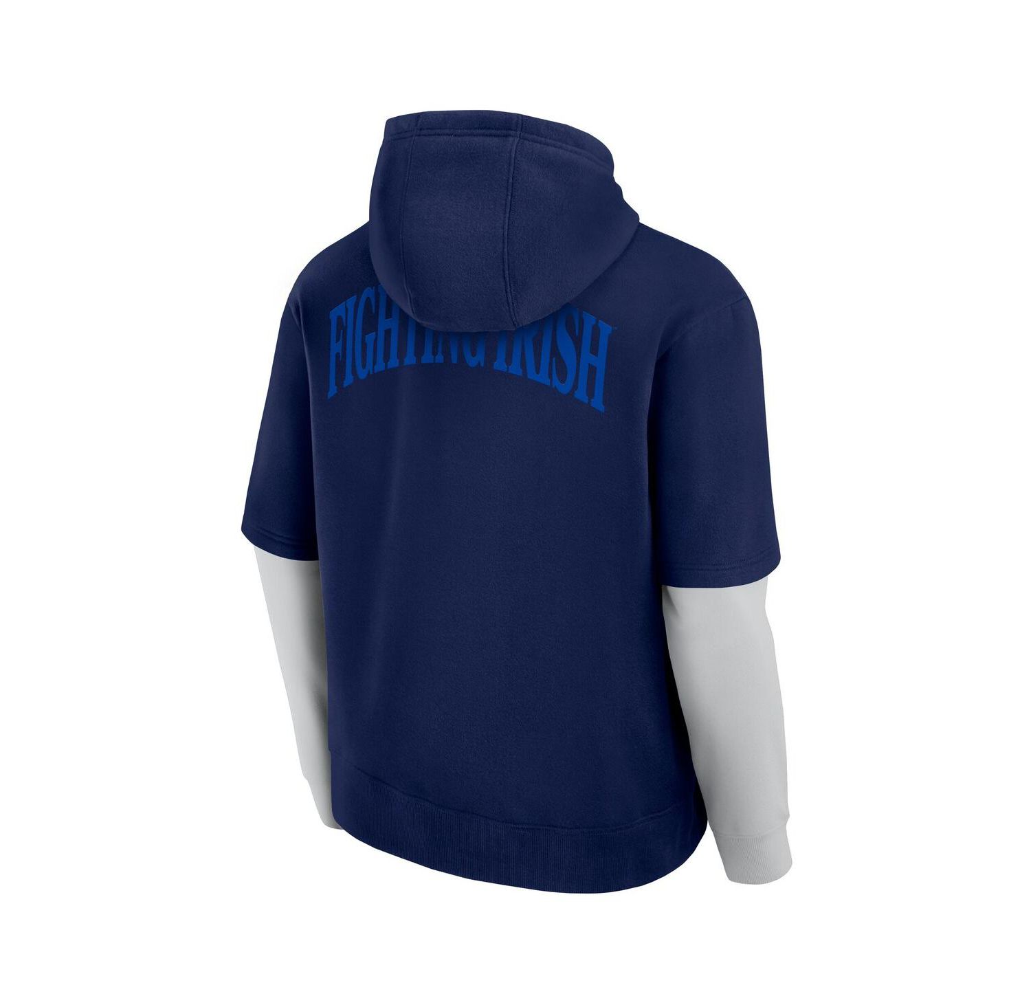 Men's Navy Notre Dame Fighting Irish Sleek Pullover Hoodie