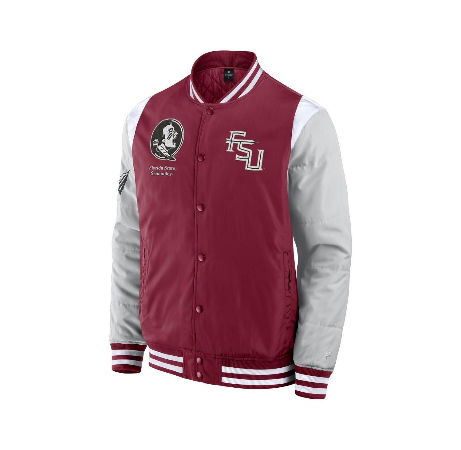 Men's Garnet Florida State Seminoles Elements Elite Full-Snap Jacket