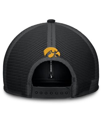 Men's Black Iowa Hawkeyes Rise Adjustable Hat