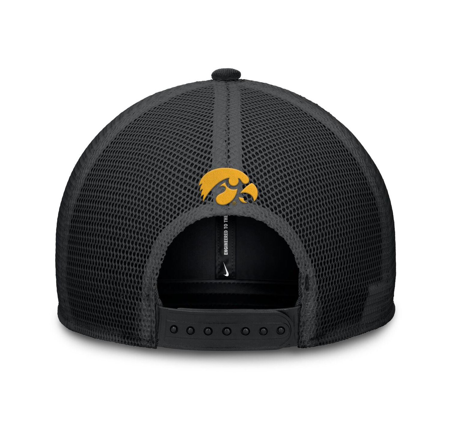 Men's Black Iowa Hawkeyes Rise Adjustable Hat