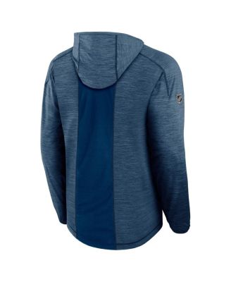 Men's Navy Seattle Kraken Authentic Pro Rink Lightweight Pullover Hoodie