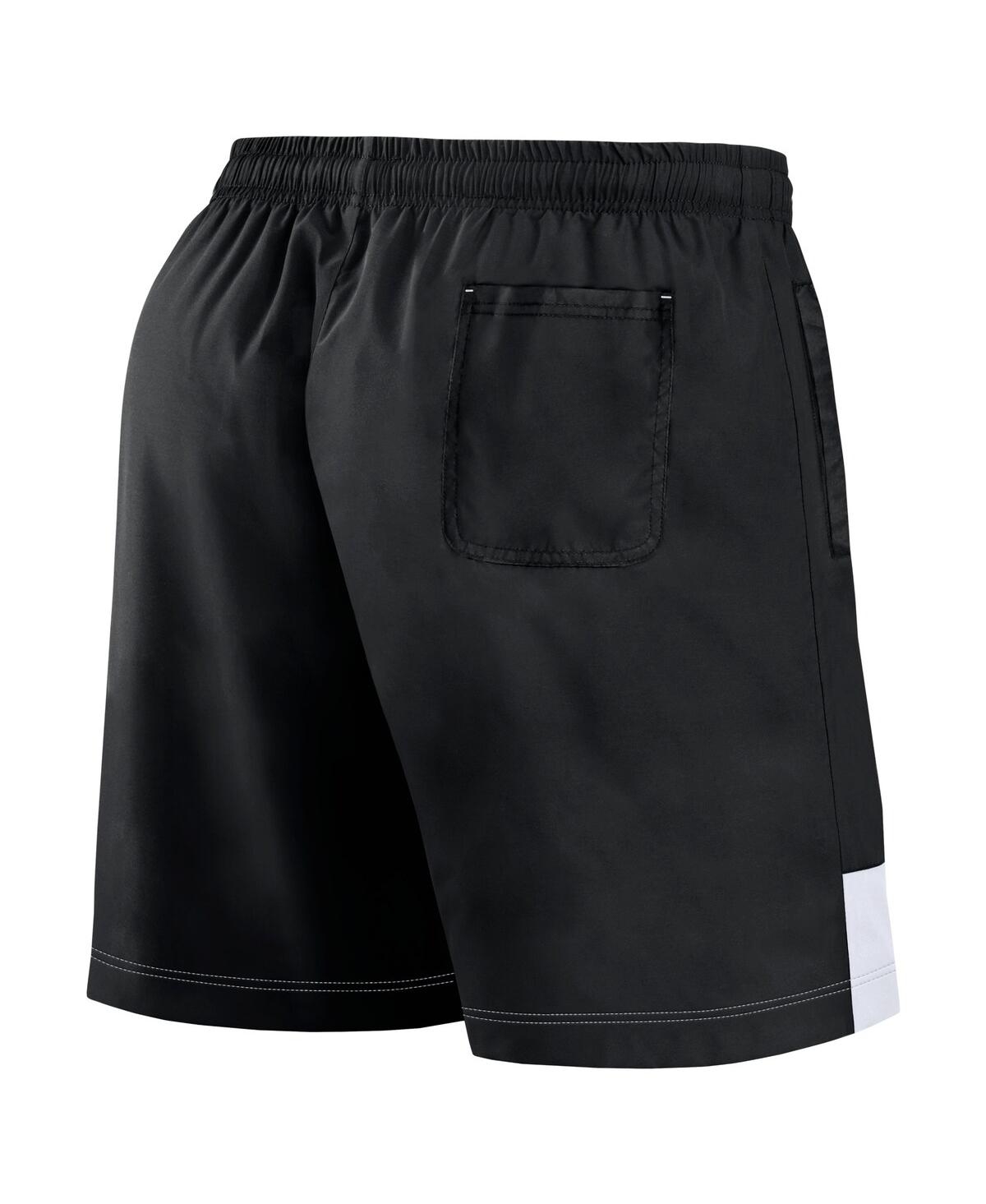 Fanatics Men's Black Georgia Bulldogs Elements Intensity Woven Shorts In Black
