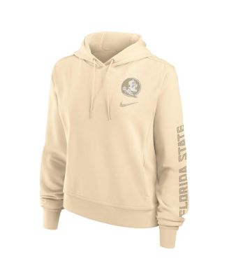 Women's Tan Florida State Seminoles One Performance Pullover Hoodie