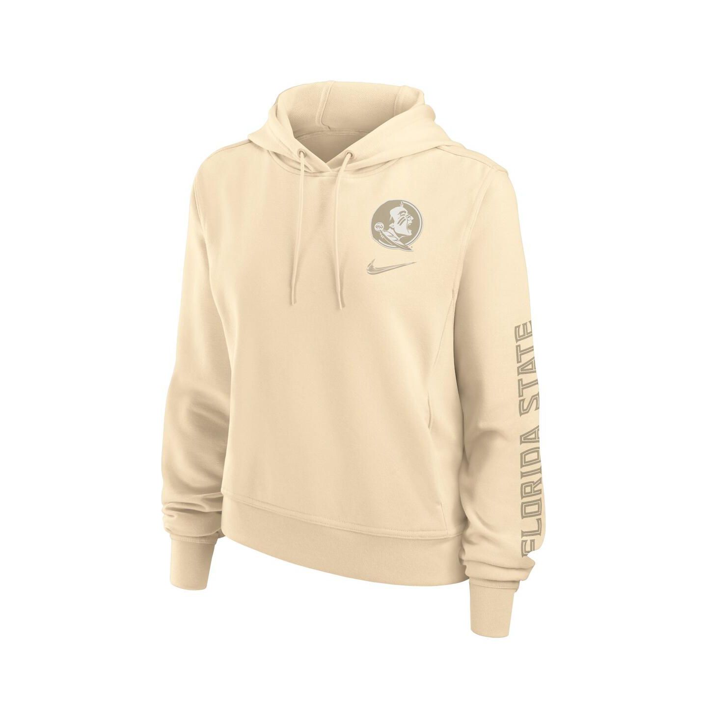 Женское худи Nike Tan Florida State Seminoles One Performance Pullover — фото 2