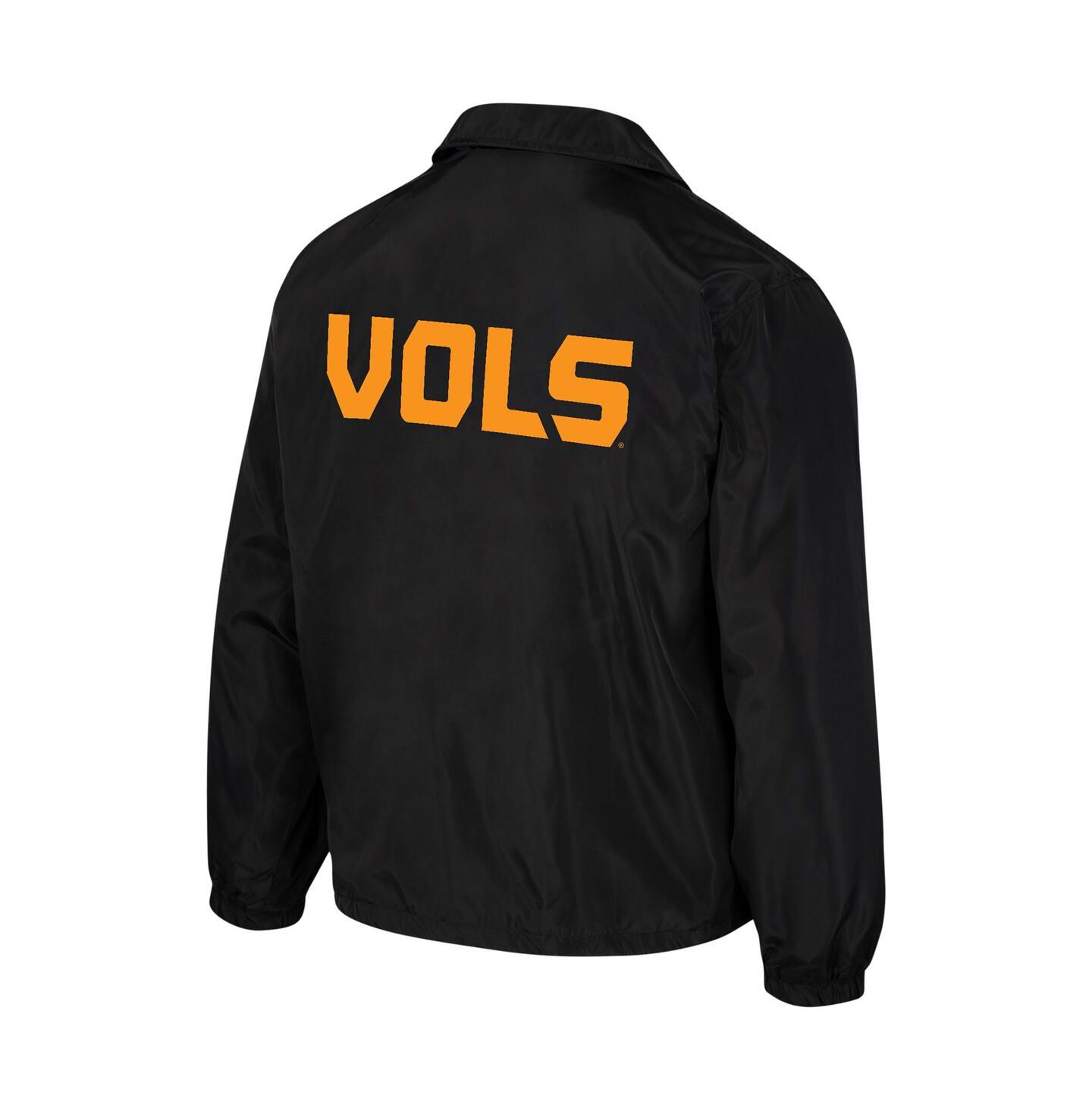 Куртка The Wild Collective Black Tennessee Volunteers Coaches Full-Snap — фото 3