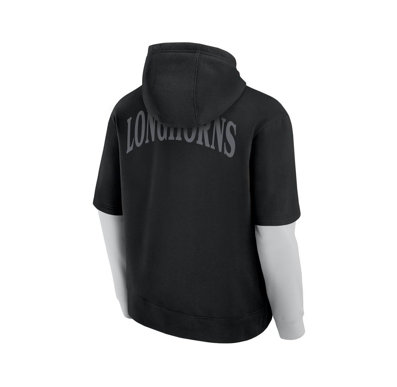 Men's Black Texas Longhorns Sleek Pullover Hoodie